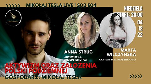 Wyzwania aktywizmu oraz założenia Polski Podziemnej | Mikołaj Tesla Live | S02 E04