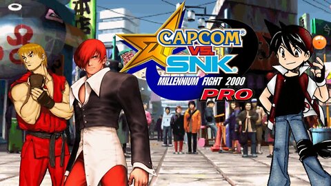 Capcom vs. SNK: Millennium Fight 2000 - Iori Yagami e Ken Masters