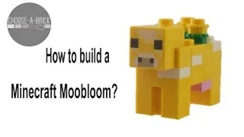 How to build a LEGO Minecraft Moobloom from Minecraft Earth?