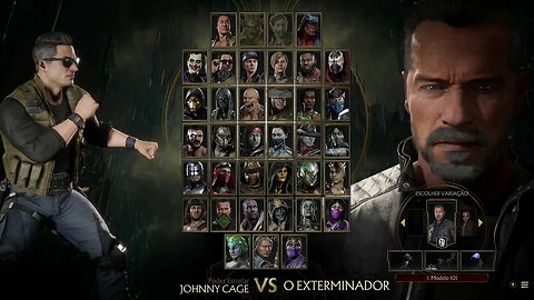 MORTAL KOMBAT 11 - JOHNNY CAGE Vs TERMINATOR