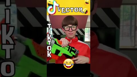 VECTOR NERF GUN WAR - Vector tiktok video #iktok #funny #vector