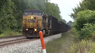 CSX B157 Loaded Coke Express Train from Sterling, Ohio August 13, 2022