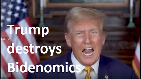 President Donald J. Trump Demolishes #Bidenomics - 5/15/2024