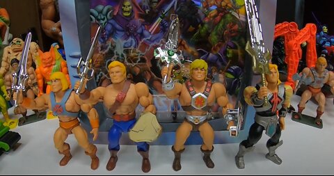 Masters of the Universe Origins He-Man 40th Anniversary 4-Pack Mattel Creations Exclusive Review!