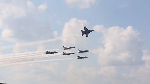 Blue Angels Flight Demonstration @ Lakeland Air Show 2023