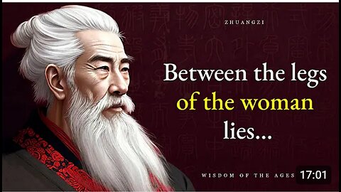 Zhuang Zhou's Ancient Life lessons Men learn Too Late