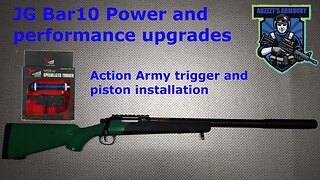 Upgrading a JG bar10/TM VSR sniper rifle - Action army Zero Trigger set