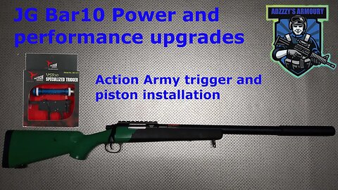 Upgrading a JG bar10/TM VSR sniper rifle - Action army Zero Trigger set