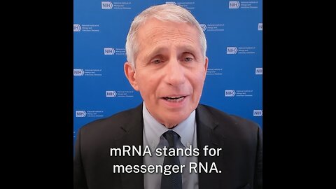The Fauci "mRNA" Fraud (Please see SHOW MORE letters)