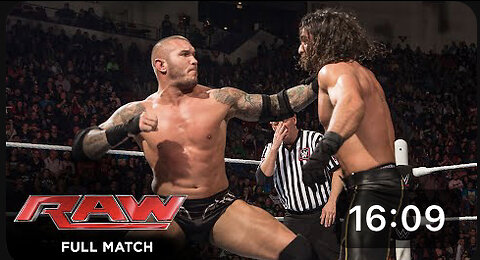 FULL MATCH - Randy Orton & Roman Reigns vs. Seth Rollins & Kane: Raw, April 27, 2015