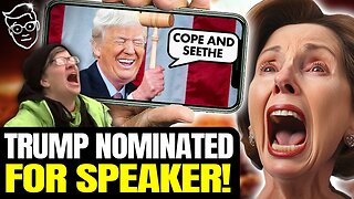 Trump OFFICIALLY Nominated For House Speaker, Trump's Response Sends DC Into Full-PANIC MODE 🚨