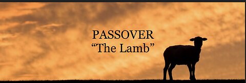 PASSOVER "The Lamb"