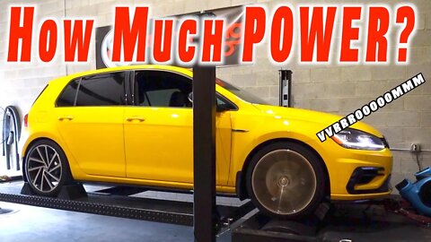 VW Golf R DYNO Testing ~ Stock 2.0t TSI