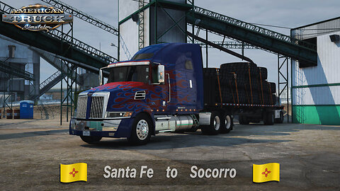 ATS | Western Star 5700XE | Santa Fe NM to Socorro NM | Wheels with Volvo rims 27,557lb