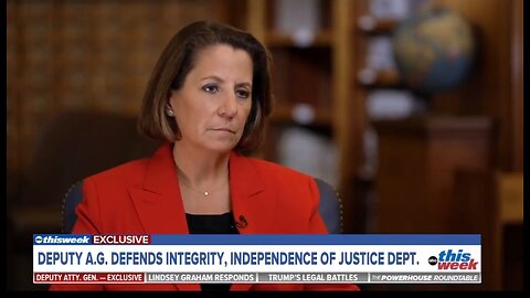 Deputy AG Lisa Monaco Claims DOJ's Not Politicized, Weaponized