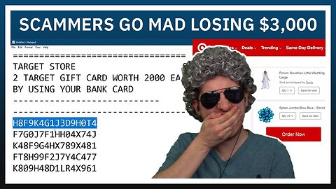 Scammers Go Mad While Losing $3,000 In Gift Cards | Kitboga