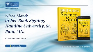 Nisha Manek at her Book Signing, Hamline University, St. Paul, MN. #bridgingscienceandspirit