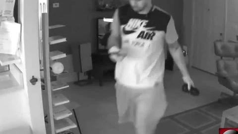 Surveillance video: Sarasota burglary suspect