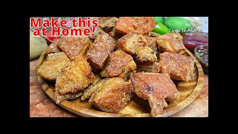 Do not fry Pork directly💯👌 No need to airdry❗ this easy method will make Pork Super Crispy & Tasty