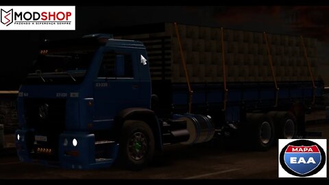 SÃO LUIZ GONZAGA/RS x CATANDUVAS/SC - EAA 6.4 - EURO TRUCK SIMULATOR 2 1.43