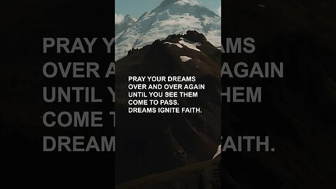Dreams Ignite Faith #jesus #christian #dream #dreams #fasting #jesusfast #pray #prayer #intercession
