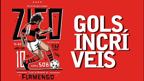 Zico Gols Incríveis | Zico Amazing Goals | Jornalismo Verdade