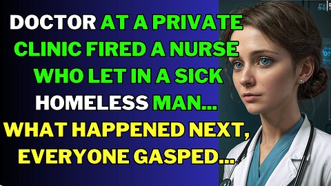 A Doctor at a Private Clinic Fired a Nurse Who Let in a Sick Homeless Man...