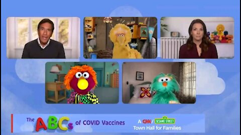 Dr. Sanjay Gupta discusses the Covid-19 on Sesame Street