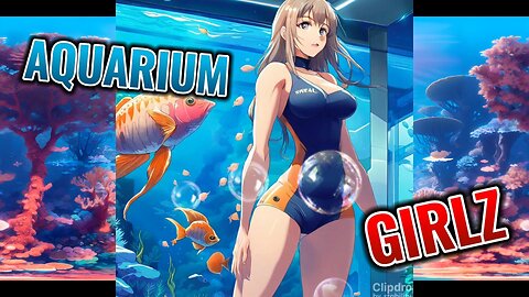 Sexy fit Aquarium Girlz in ai cartoon feature