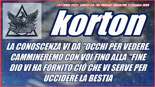 KORTON - 27/10/1998 - LA CONOSCENZA VI DÀ "OCCHI PER VEDERE -