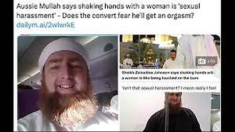 Beauty of Islam: Mullah says shaking hands with a woman is 'sexual harassment?' | Malay Subs |