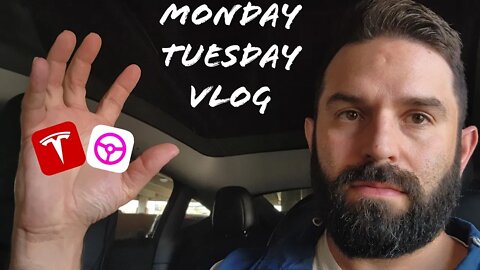 Making $500 In A Tesla Model Y Using Lyft Monday/Tuesday Vlog 5/9-5/10/22