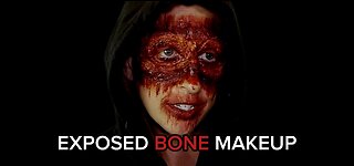 Exposed Bone Latex Makeup | Tutorial