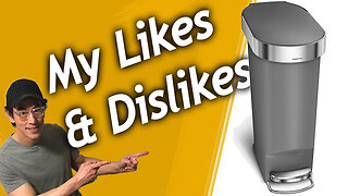 Simplehuman 40 Liter Trash Can, 10.6 Gallon, My Likes Dislikes & Closer Look, Product Links