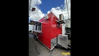BRAND NEW 2023 8' x 16' Commercial Mobile Kitchen Food Concession Trailer for Sale in Florida