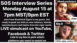 Interview with Jose of @Backyard Cigars