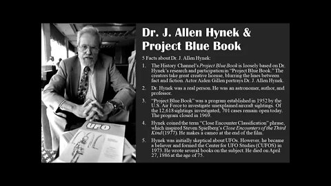Dr J Allen Hynek & Peter Gersten UFO Phenomenon