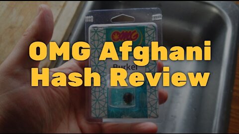 OMG Afghani Hash Review: Old School Bubble Hash, Made High End