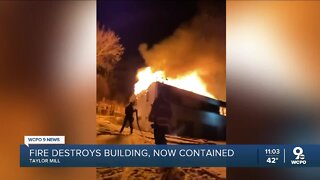 Fire destroys Taylor Mill building