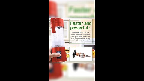Electric Juicer | Rechargable Portable Blender | #juicer #blender