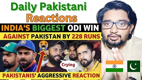 INDIA'S BIGGEST ODI WIN | PAKISTANI PUBLIC REACTION AFTER LOSING MATCH | REAL ENTERTAINMENT TV