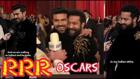 Ram Charan and Jr.Ntr speech at Oscars | RRR | Rajamouli | Nattu Nattu | M.M.Keeravani | Oscar95 |