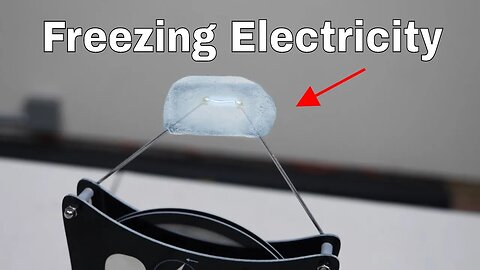 Is it Possible To Freeze an Electric Spark in Solid Ice?