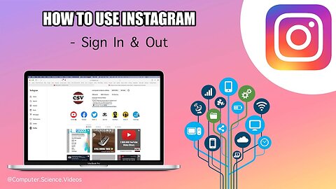 How To SIGN IN & OUT of Your Instagram Account On a Computer - Tutorial 2 | New