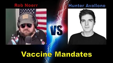 Hunter Avallone gets more than he bargained for, debate on mandates 10/13/21