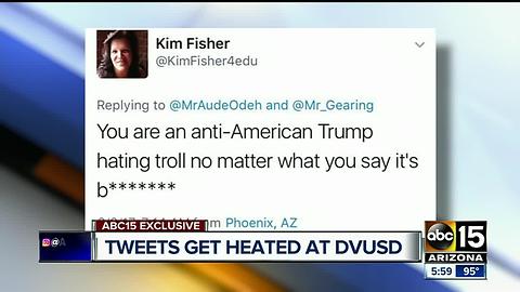 Deer Valley Twitter fued between teacher, board president