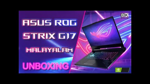 Asus ROG Strix G17 Unboxing GTX 1660Ti 6GB GPU Intel Core i7-10750H 10th Gen 16GB RAM 512GB NVMe SSD