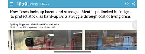 Tesco padlocks meat!Cash use Soars (yay!)UKpower cuts expected. Scotlands 20 minute neighbourhoods