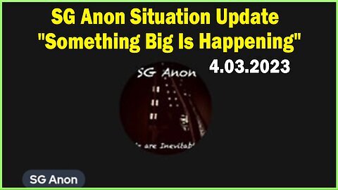 SG Anon Situation Update- America In Freefall - The Bait & Switch Narrative Collapsing