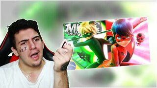 REACT Rap da Ladybug e Cat Noir (Miraculous) - EQUILÍBRIO PERFEITO | IRON MASTER | REAGINDO